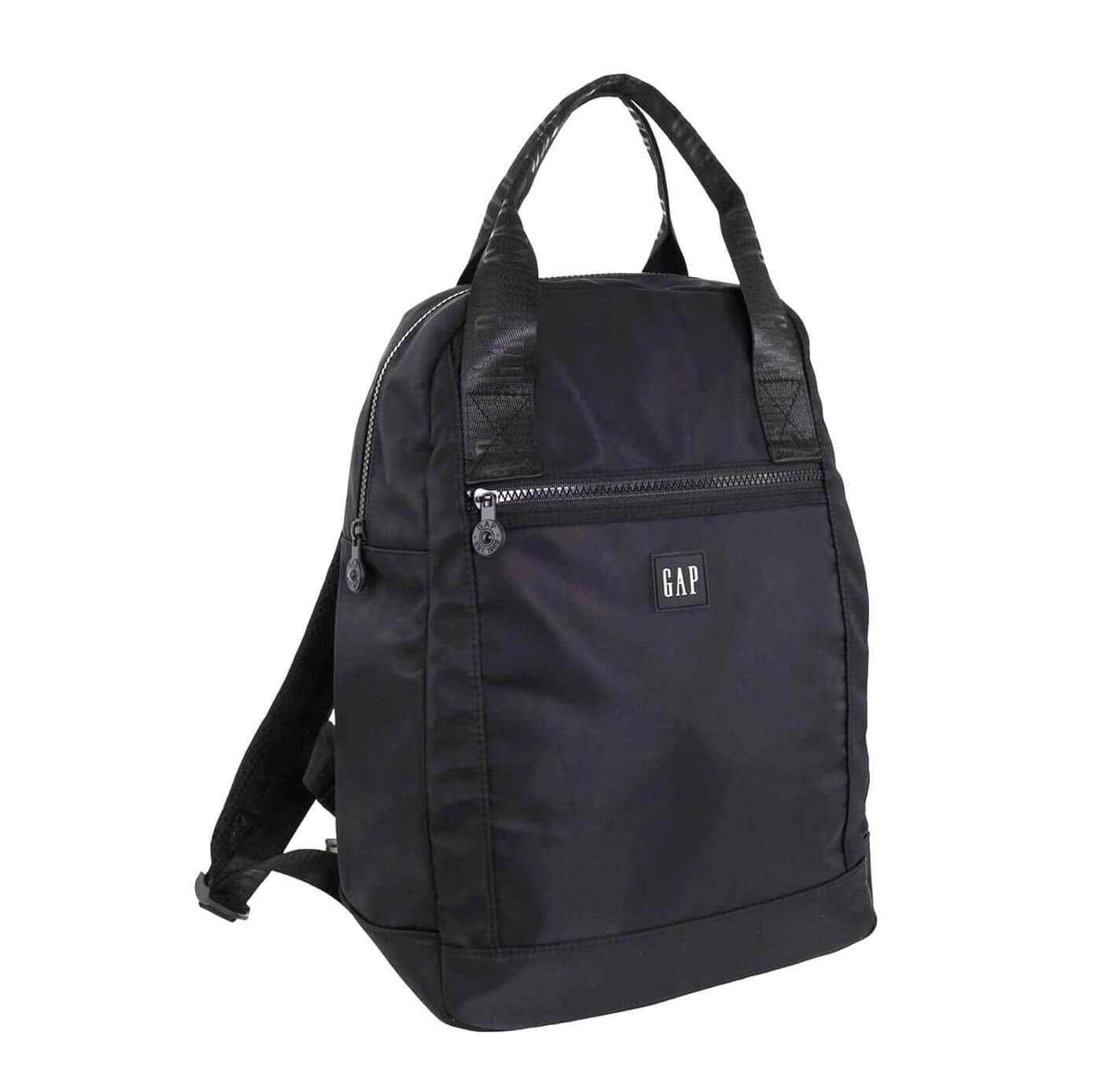 GAP Unisex RFID Nylon Travel Backpack in Black