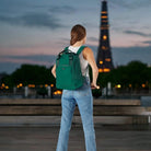 GAP Unisex RFID Nylon Travel Backpack in Green