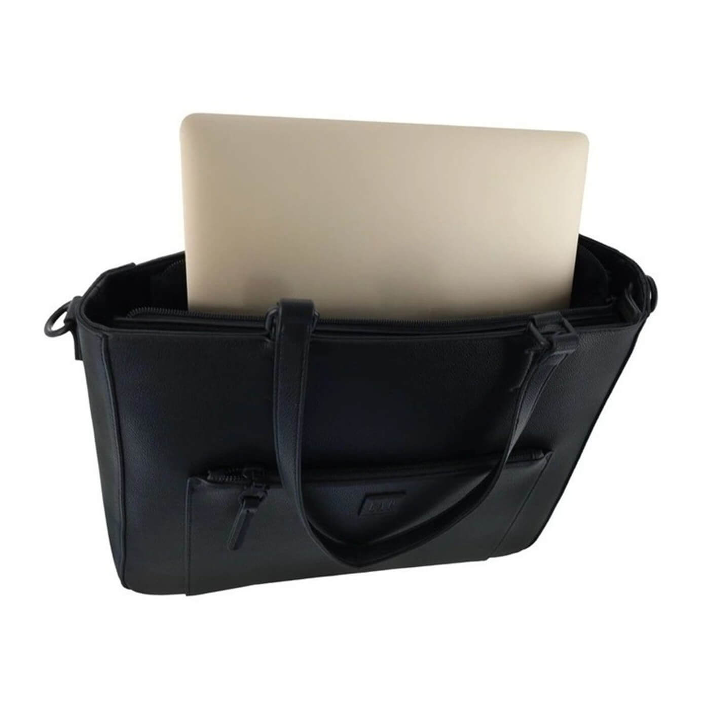 GAP Ladies Vegan Leather Modern Business Bag in Black