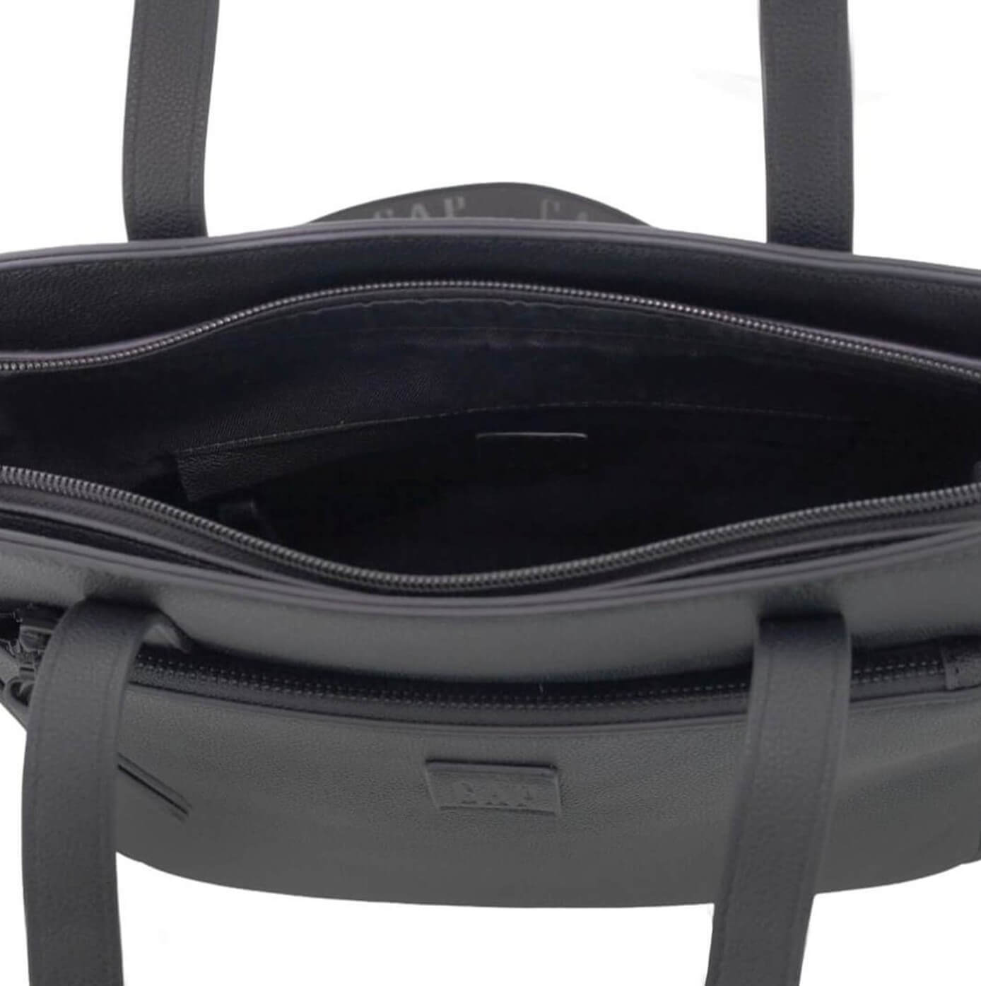 GAP Ladies Vegan Leather Mini Tote Bag in Black