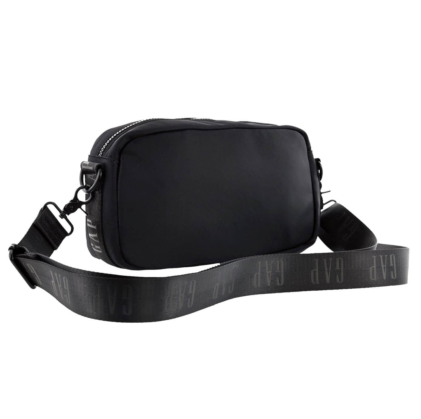 GAP Ladies RFID Nylon Crossbody Bag in Black