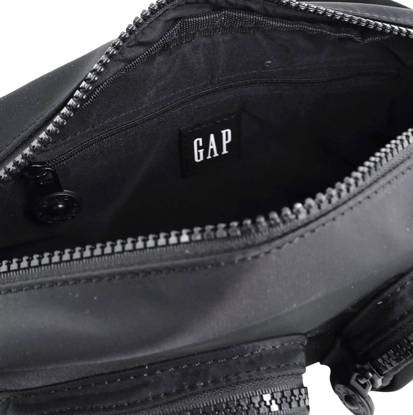 GAP Ladies RFID Nylon Crossbody Bag in Black