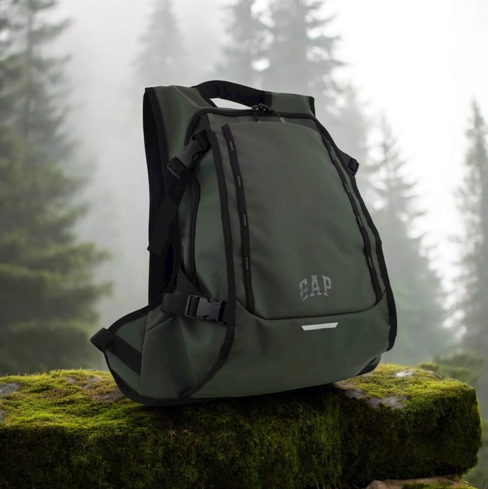 GAP Water Repellent Travel Backpack in Khaki