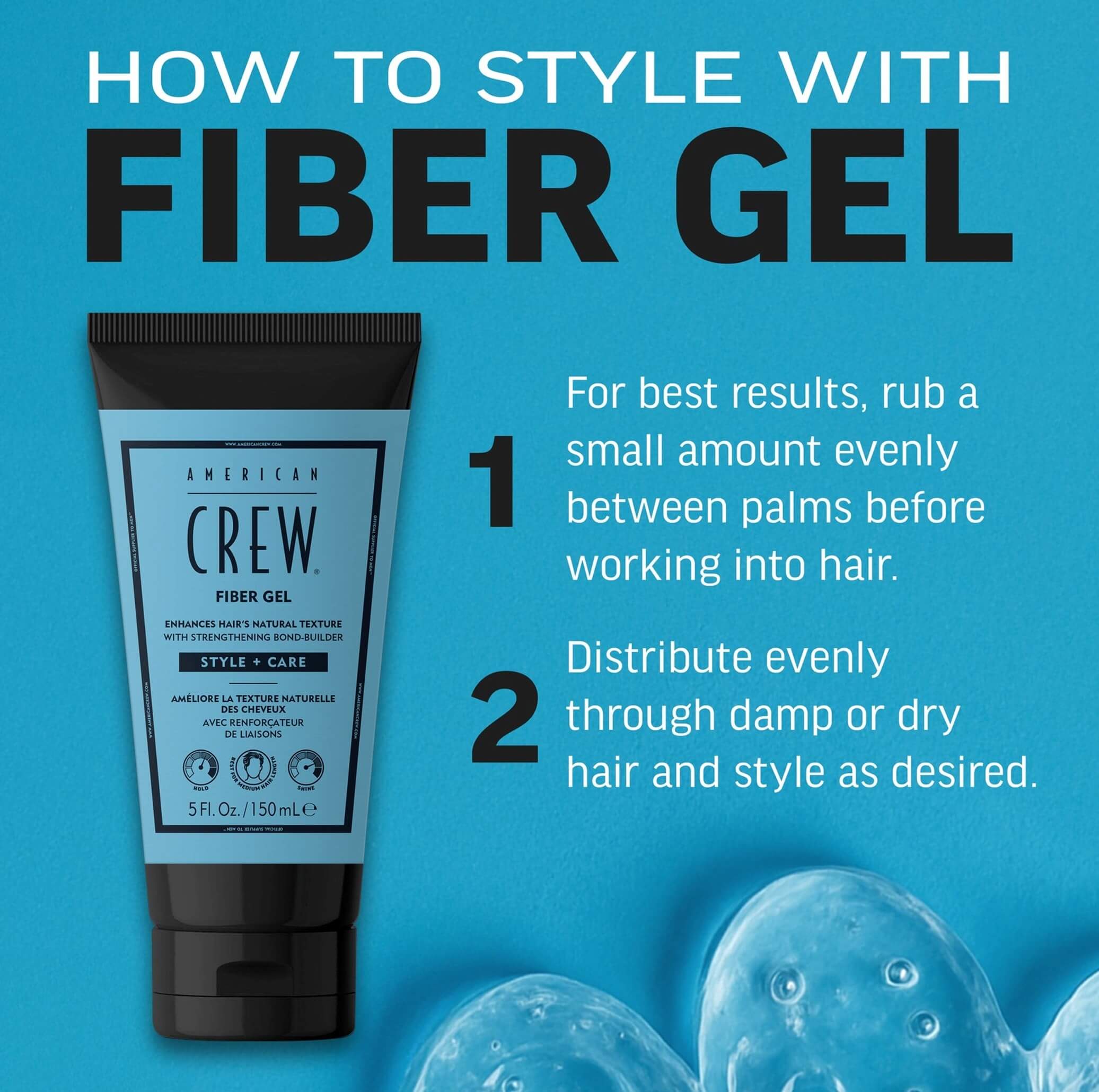 American Crew Style + Care Fiber Gel 150ml