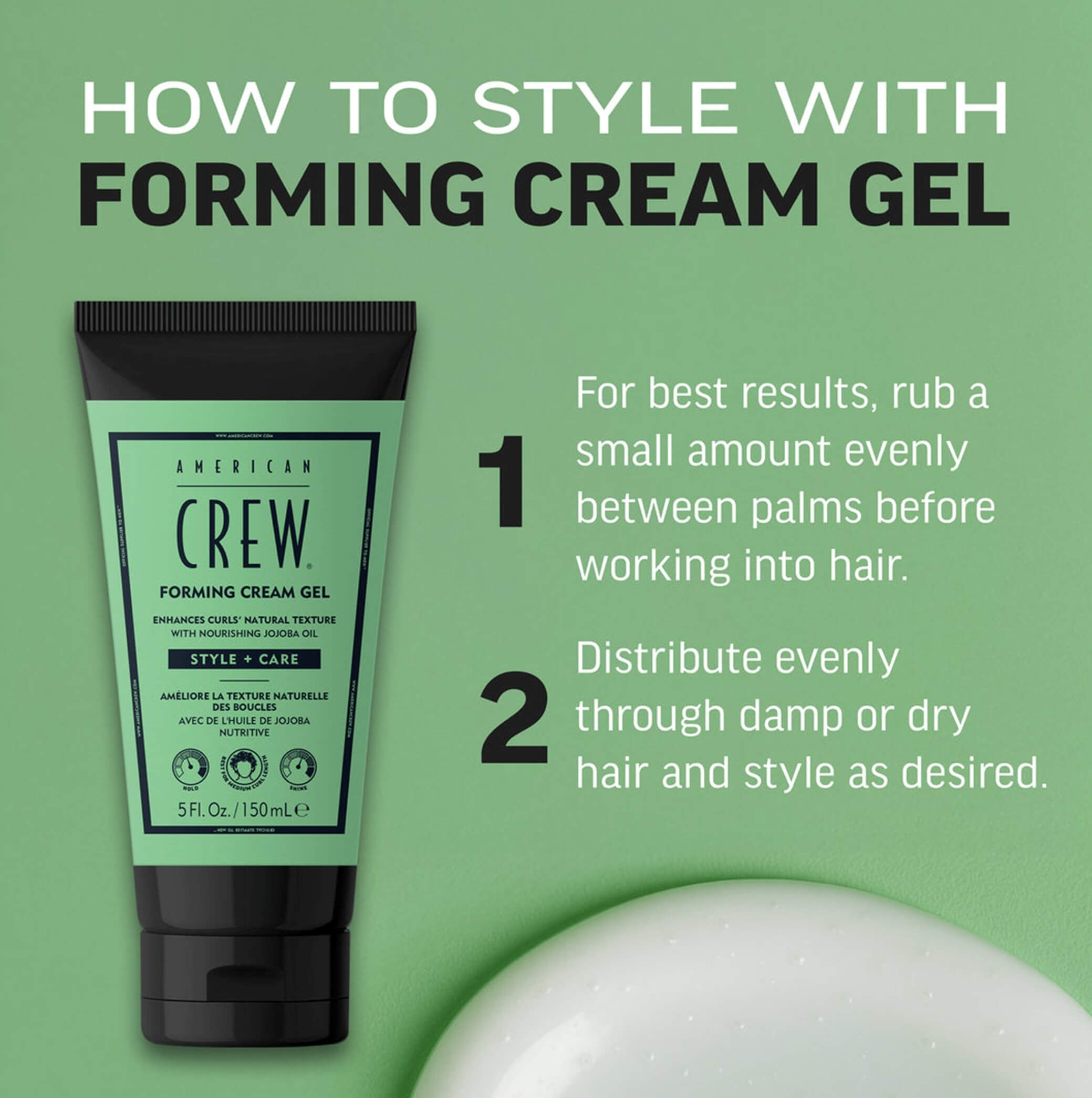 American Crew Style + Care Forming Cream Gel 150ml