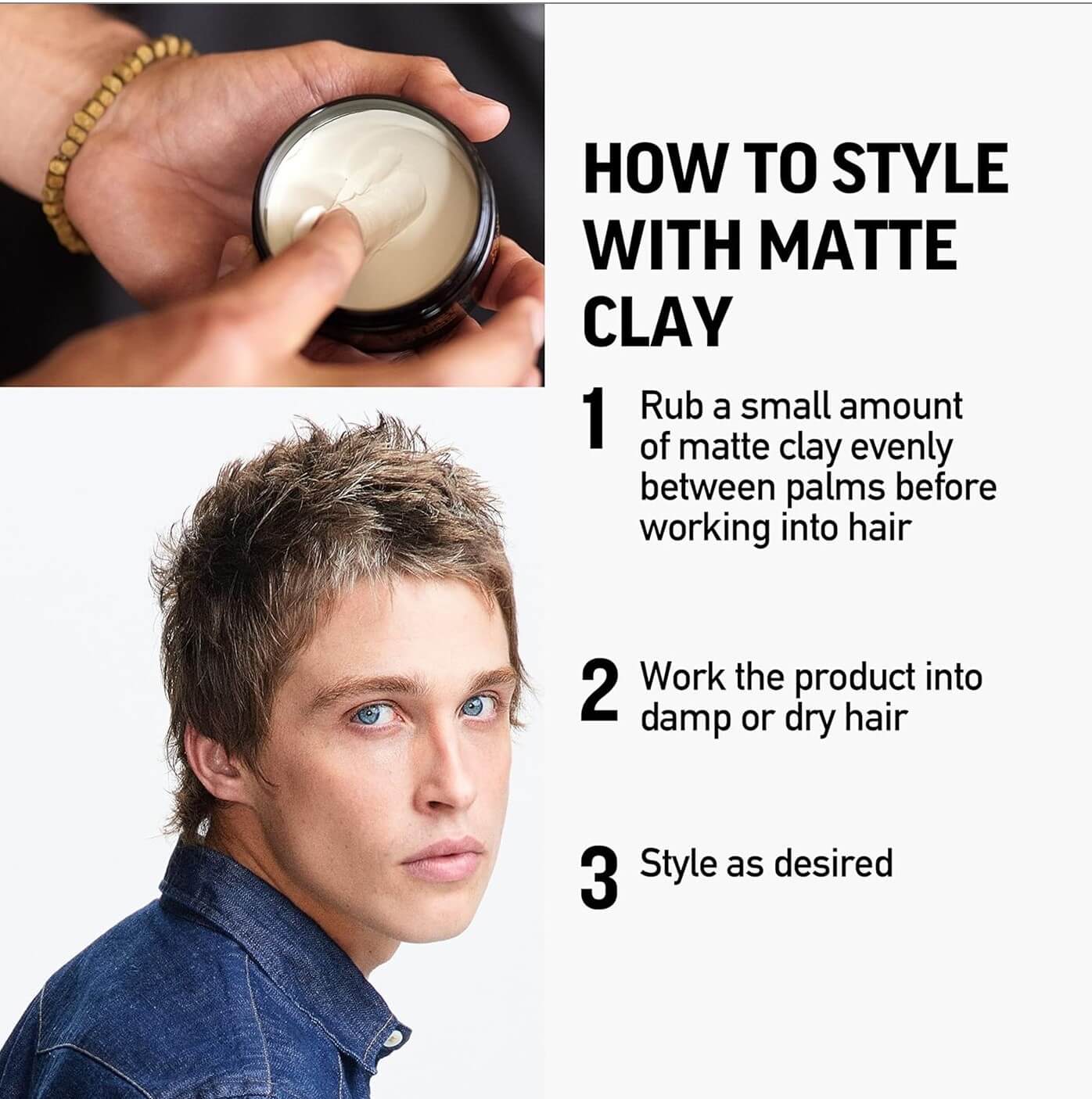American Crew Daily Cleansing Shampoo + Matte Clay 