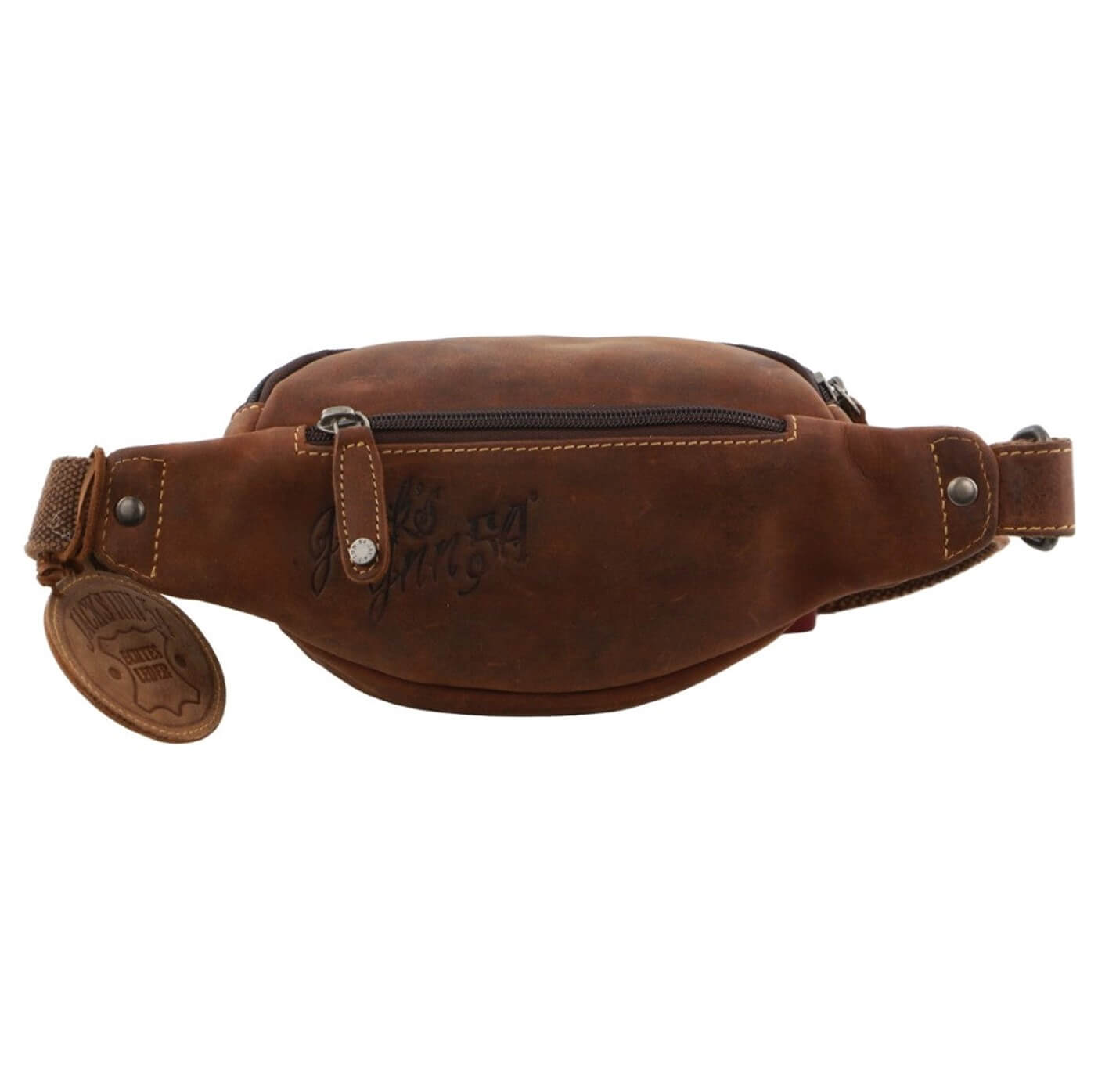 Jack's Inn 54 Mudslide Genuine Leather Bumbag in Brown