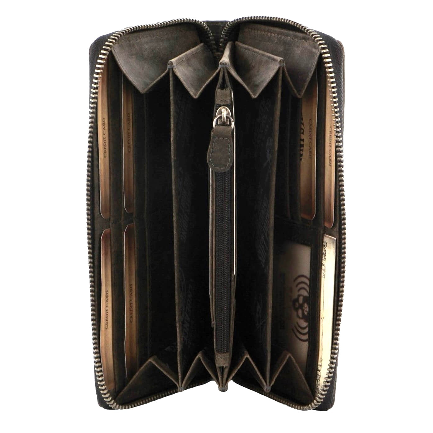 Jacks Inn 54 (JACK-20) Liquor Ladies Leather Wallet/Brown