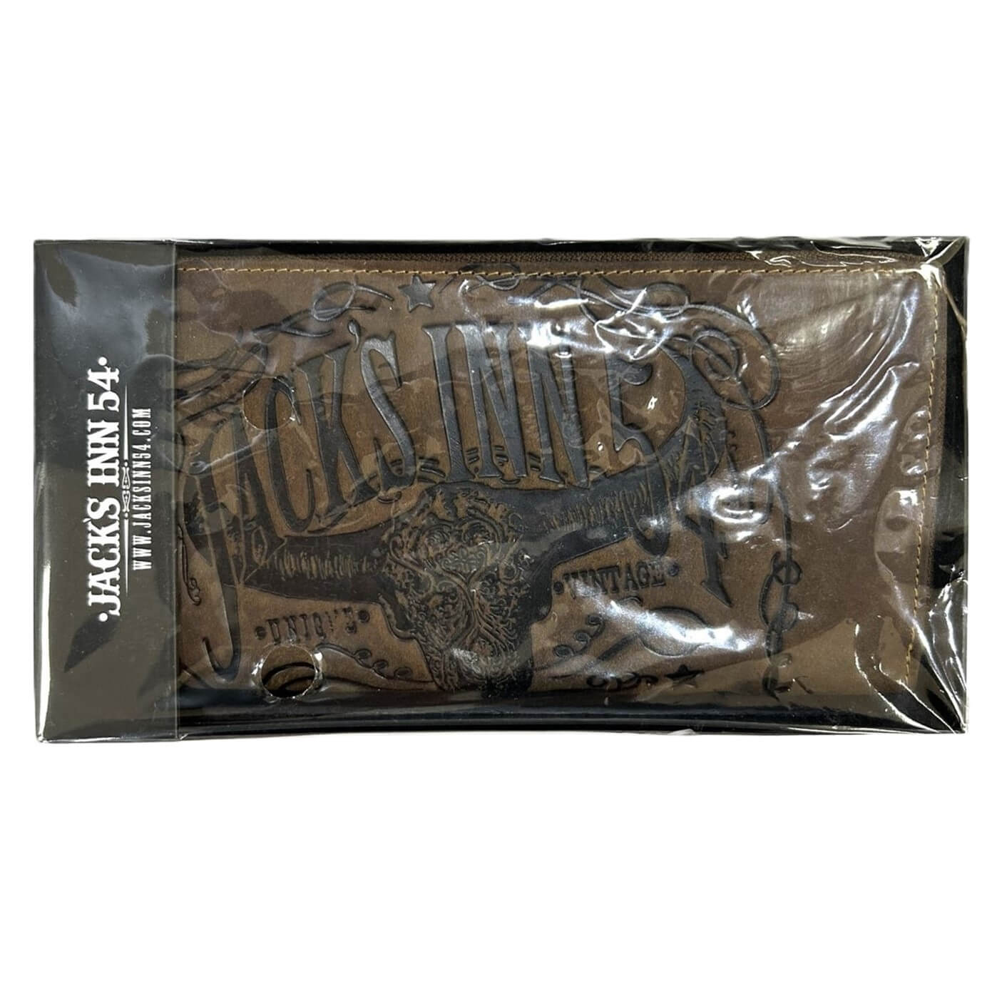 Jacks Inn 54 (JACK-20) Liquor Ladies Leather Wallet/Brown