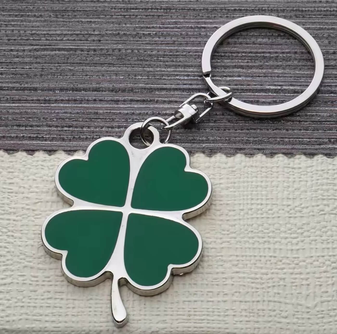 Four-Leaf Clover Keyring