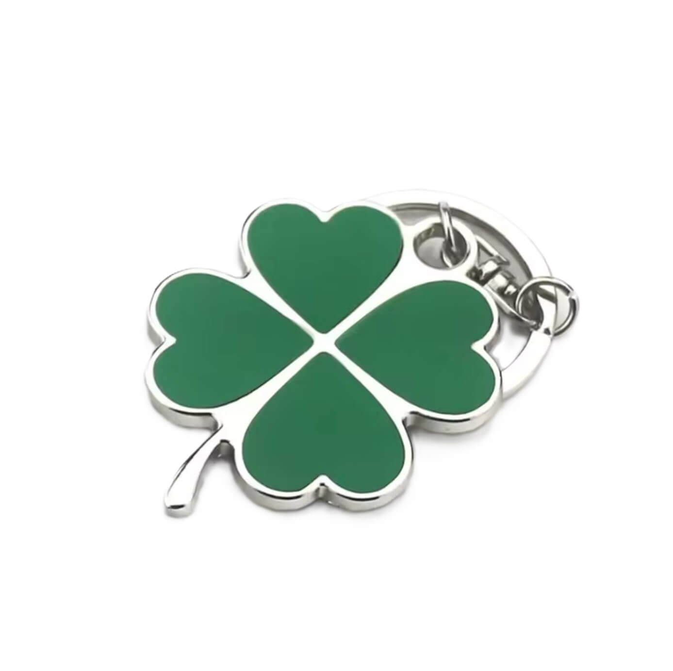 Four-Leaf Clover Keyring