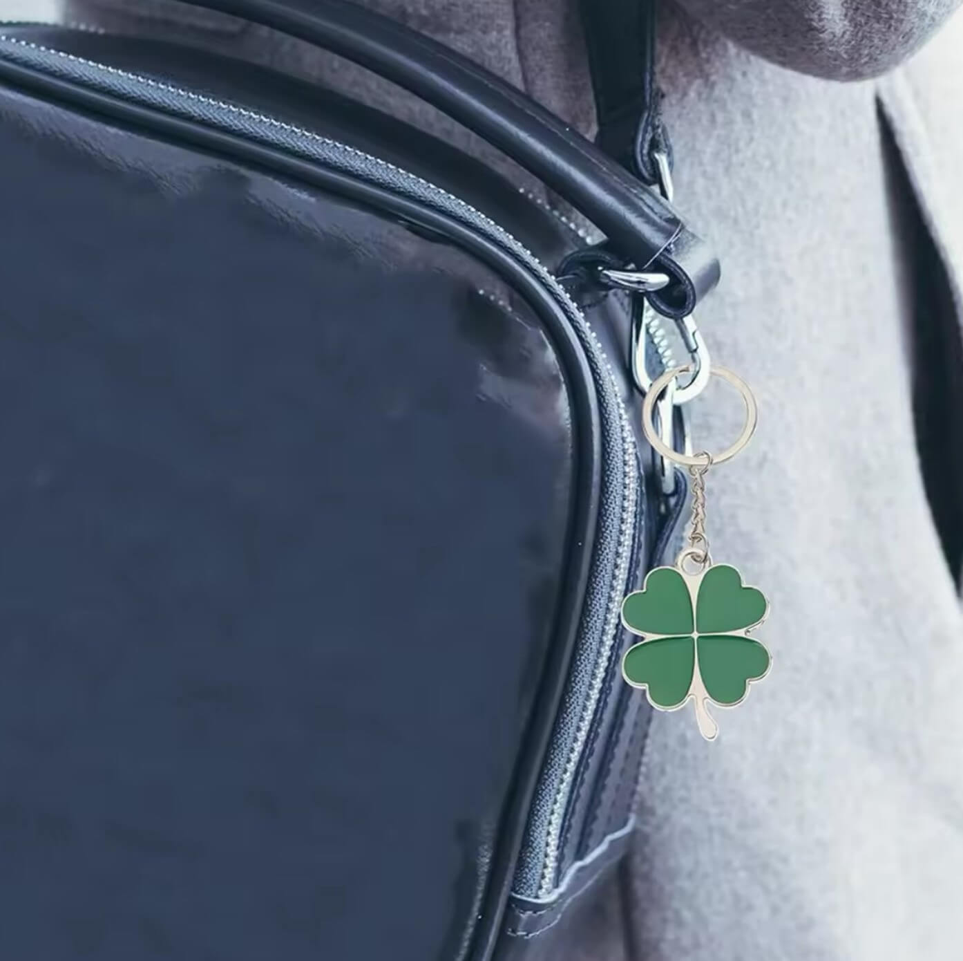 Four-Leaf Clover Keyring