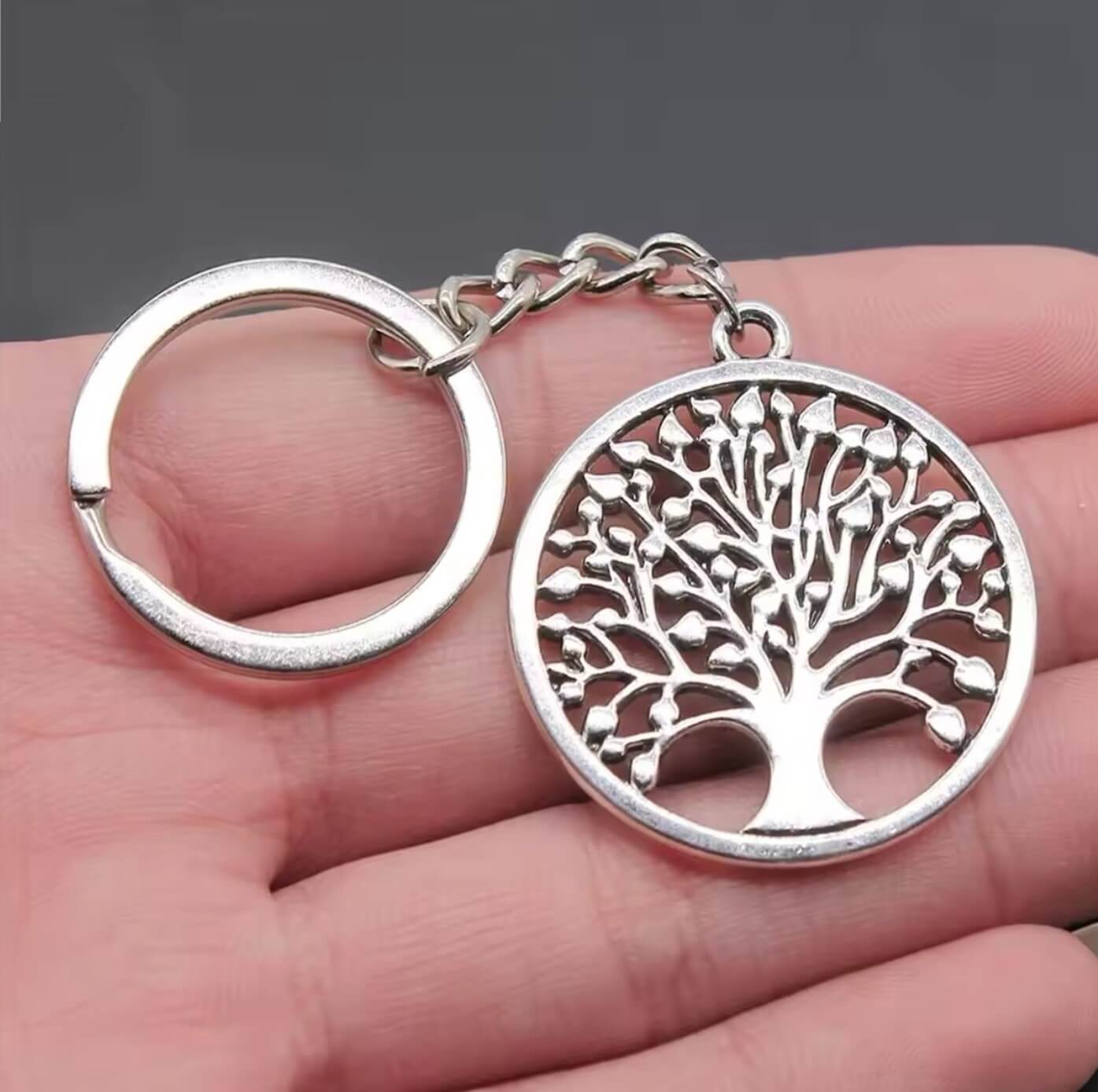 Family Tree Keyring - Charm
