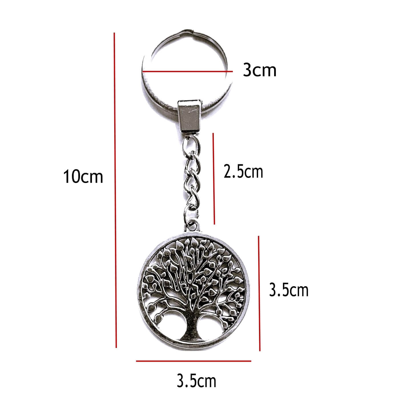 Family Tree Keyring - Charm