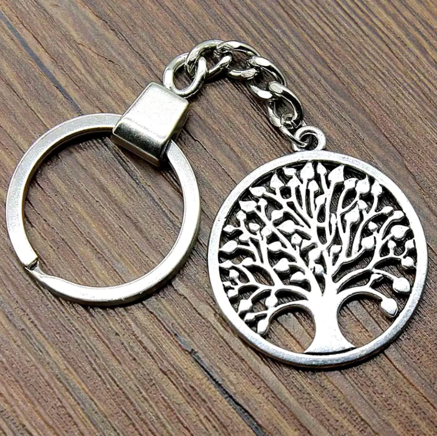 Family Tree Keyring - Charm