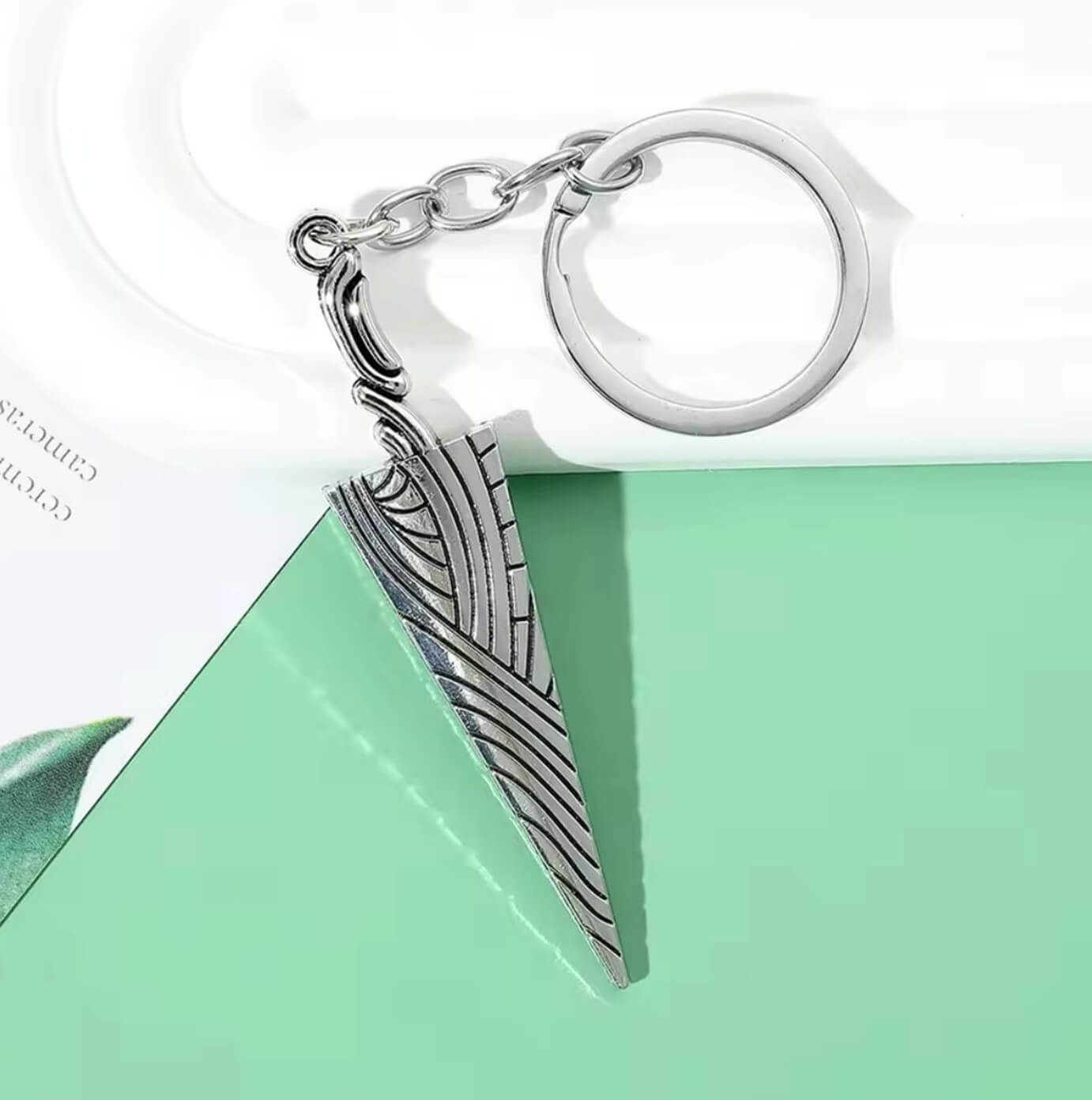 Ancient Spear Blade Keyring Holder 