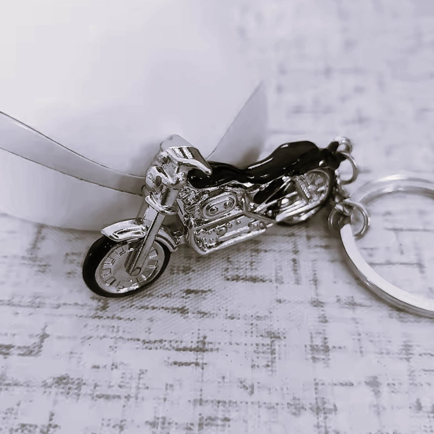 Motorcycle Alloy Keyring Holder