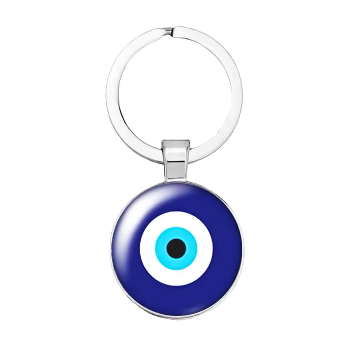 Elegant Greek Evil Eye Keyring 