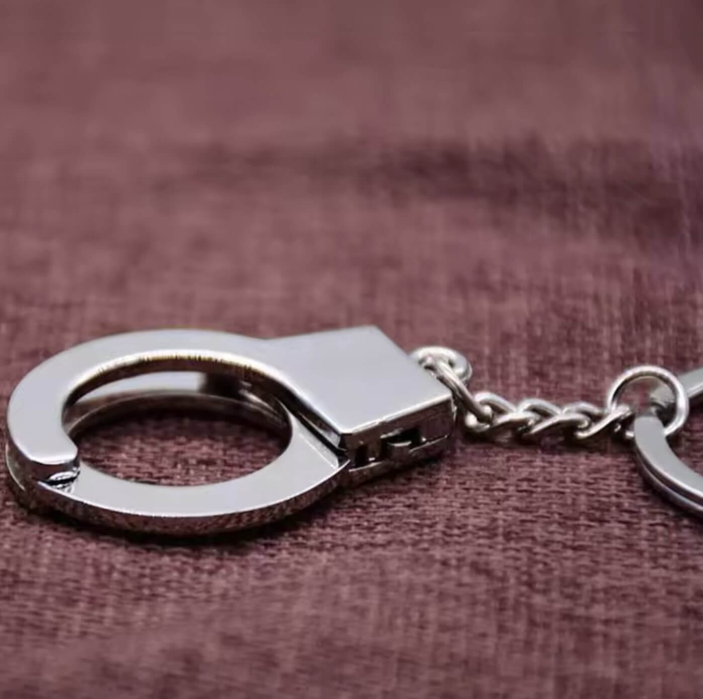 Handcuff Keyring Charm Design