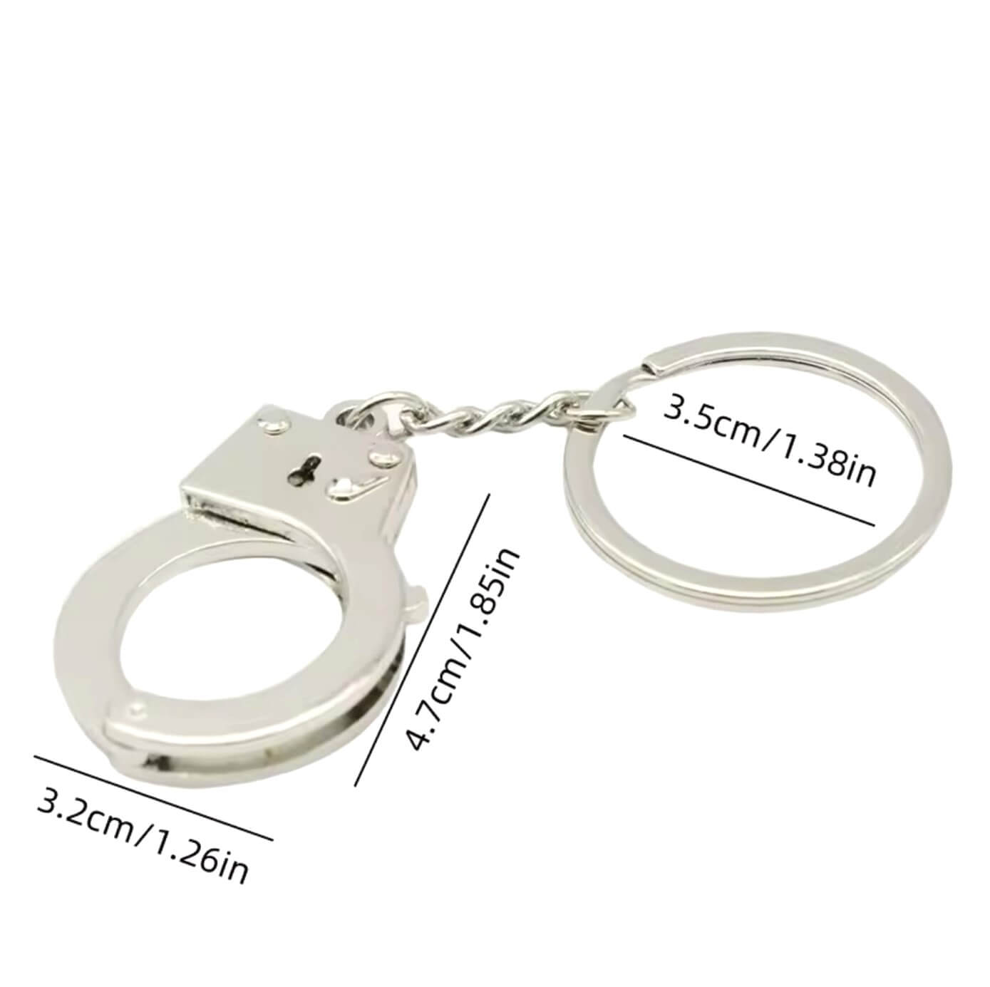 Handcuff Keyring Charm Design