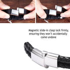 Magnetic slide in lock clasp
