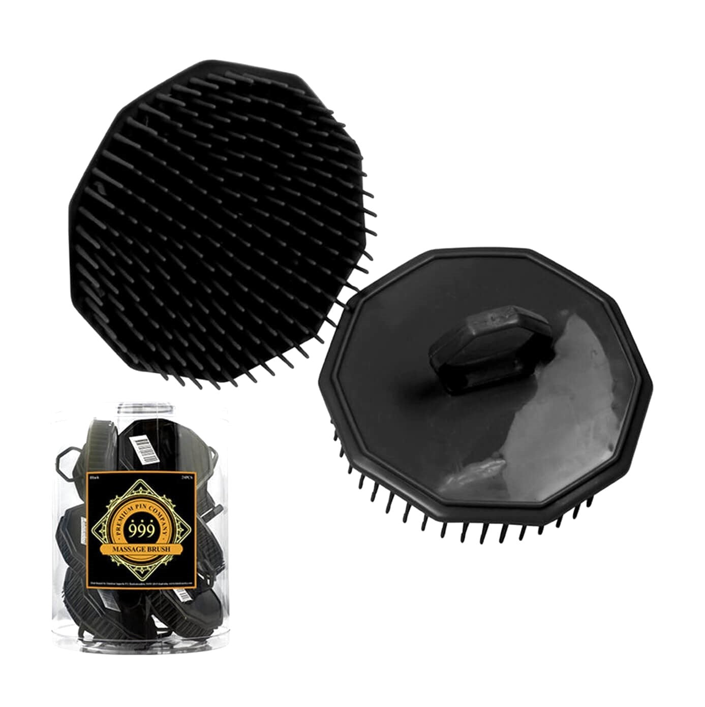 999 Massage & Scalp Brush Tub 24pcs