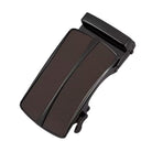 Automatic ratchet belt buckle zinc alloy finish