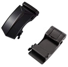 Automatic ratchet belt buckle zinc alloy finish