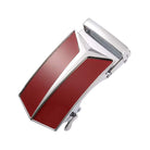 Automatic ratchet belt buckle zinc alloy finish