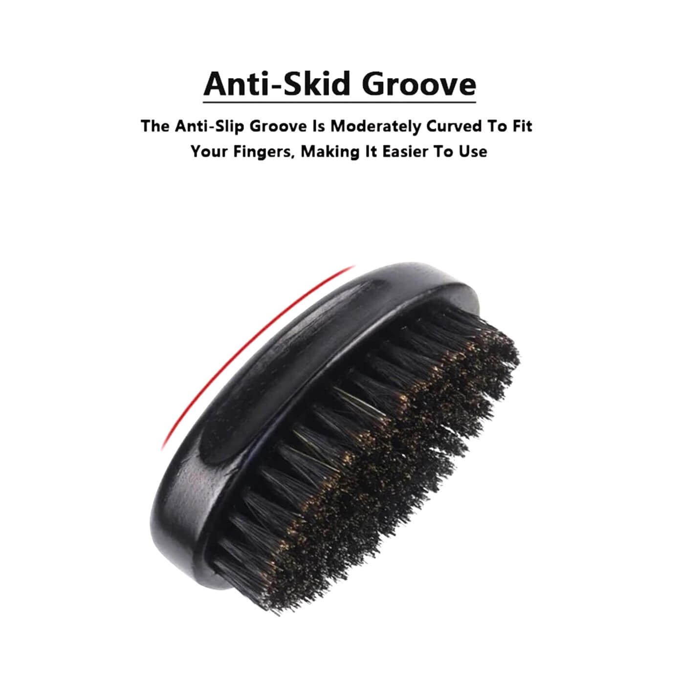 Mens Military Style Oval Brush