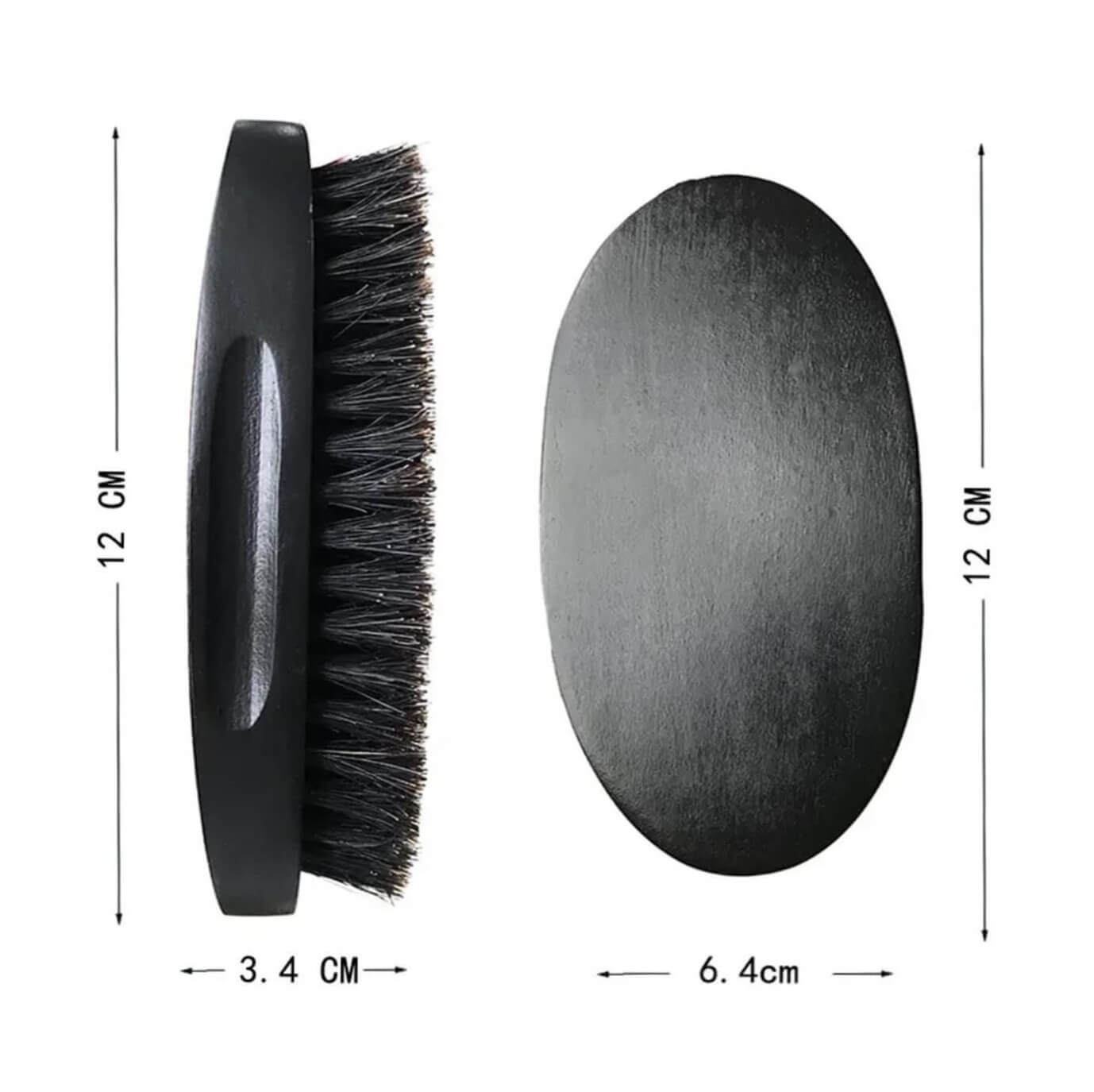 Mens Military Style Oval Brush