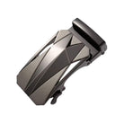 Automatic ratchet belt buckle zinc alloy finish