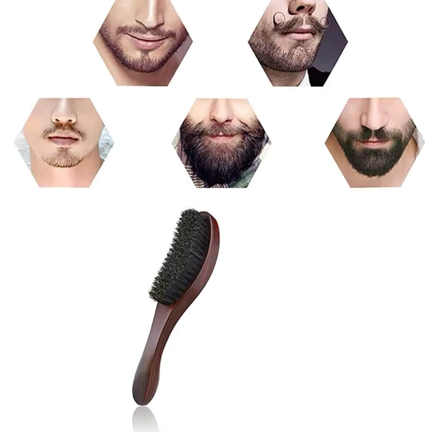 Beechwood Timber Brush for Hair and Beard Care
