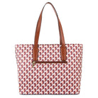 Milleni Ladies Geometric Fashion Tote Bag in Brown