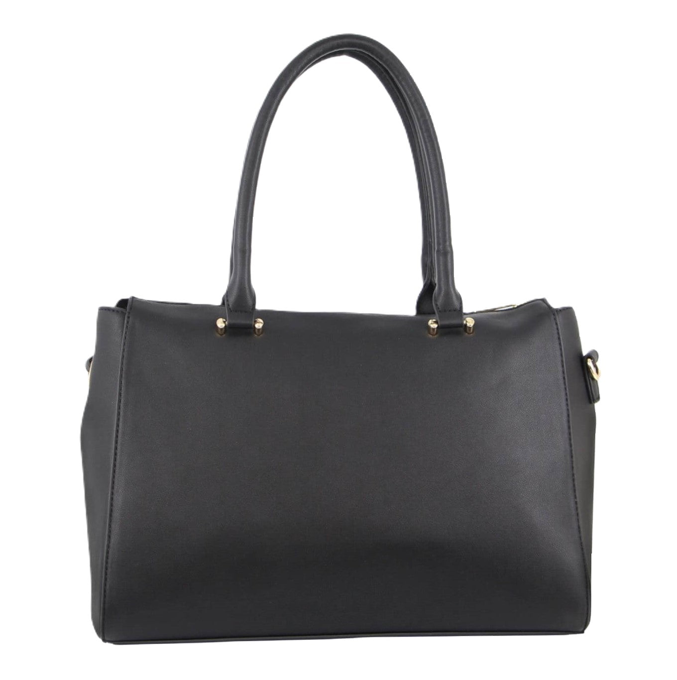 Milleni Ladies Fashion Tote Handbag in Black
