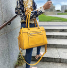 Milleni Ladies Fashion Tote Handbag in Yellow