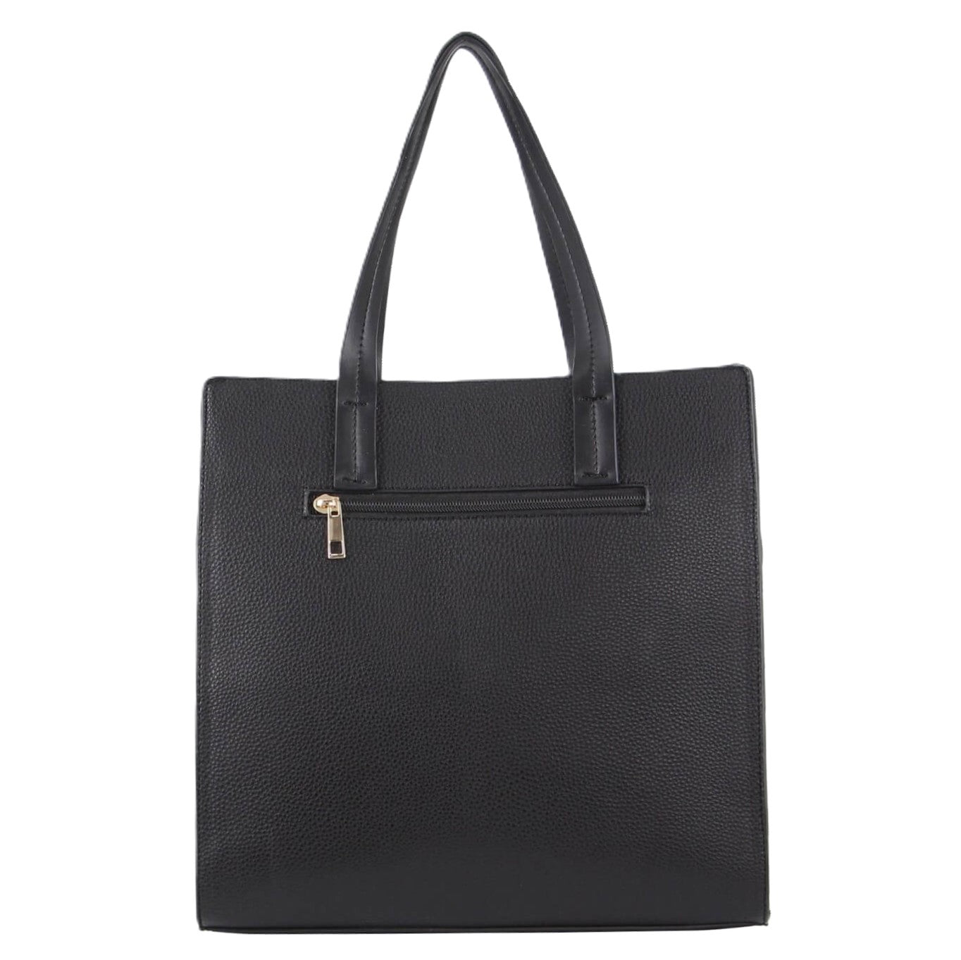 Milleni Ladies Fashion Tote Handbag in Black