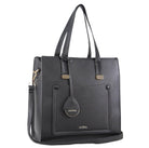 Milleni Ladies Fashion Tote Handbag in Black