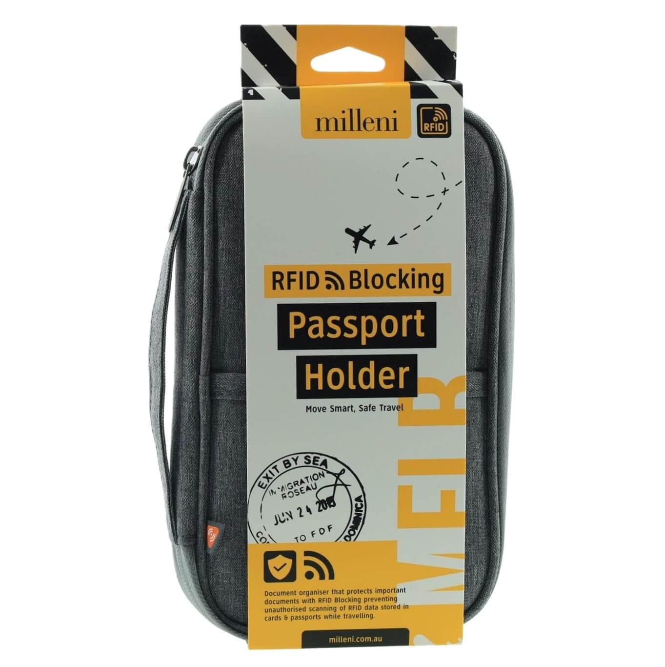 Milleni RFID Blocking Passport Holder