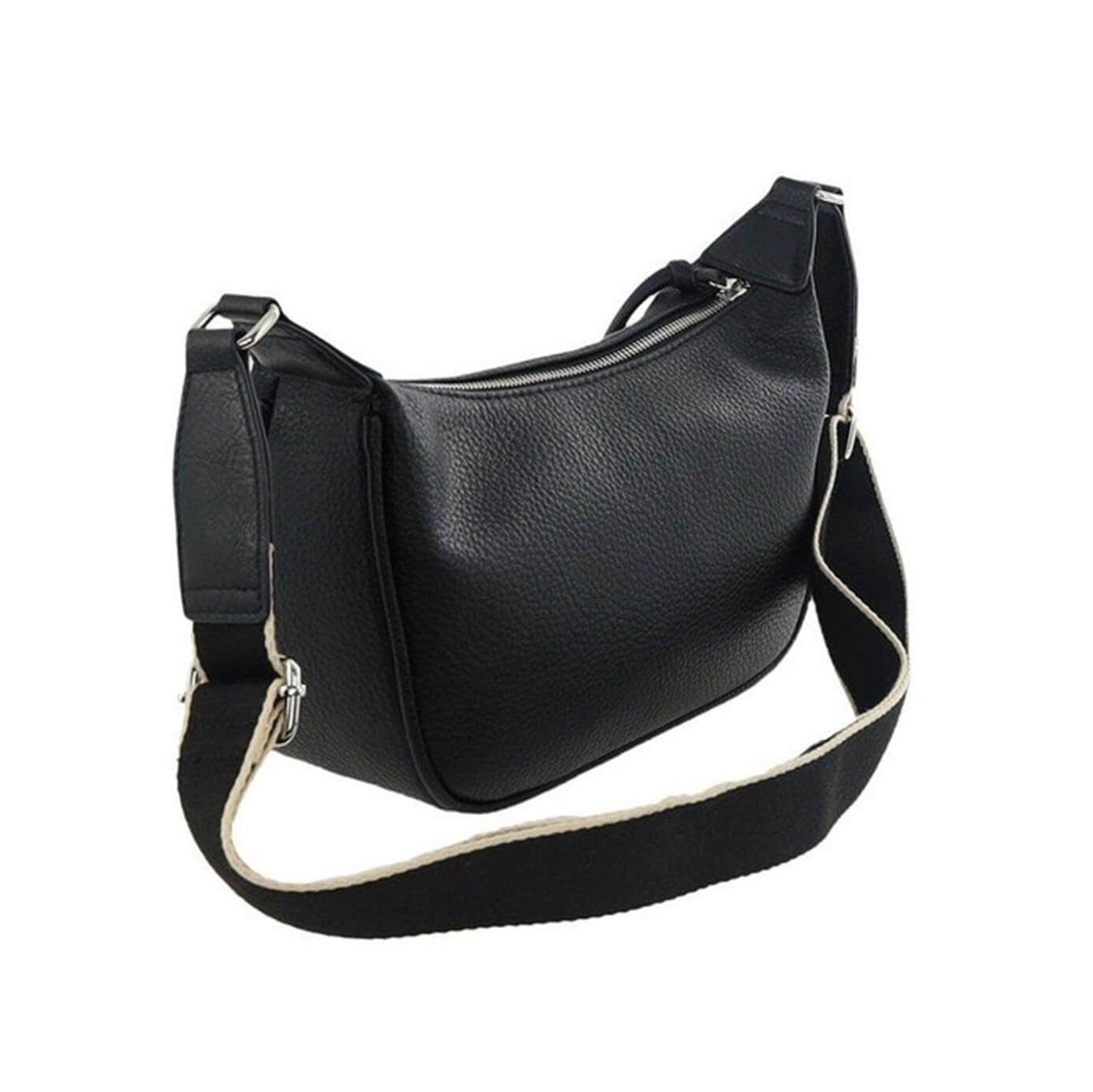 Milleni Ladies Vegan Leather Fashion Everyday Crossbody in Black