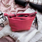 Milleni Ladies Nappa Leather Crossbody Bag in Pink