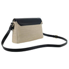 Milleni Ladies Fashion Flap-Over Crossbody Bag in Beige