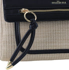 Milleni Ladies Fashion Flap-Over Crossbody Bag in Beige