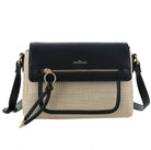 Milleni Ladies Fashion Flap-Over Crossbody Bag in Beige