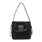 Milleni PV4034 Black Ladies Vegan Leather Fashion Mini Tote Bag