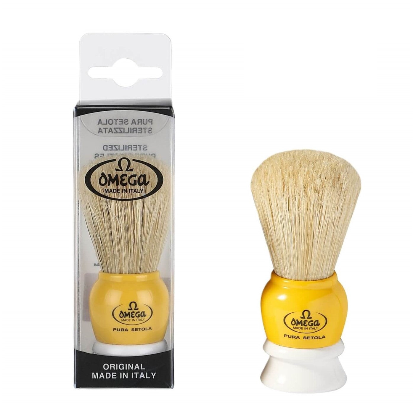 OMEGA Two-Tone Shave Brush – Model# 10075