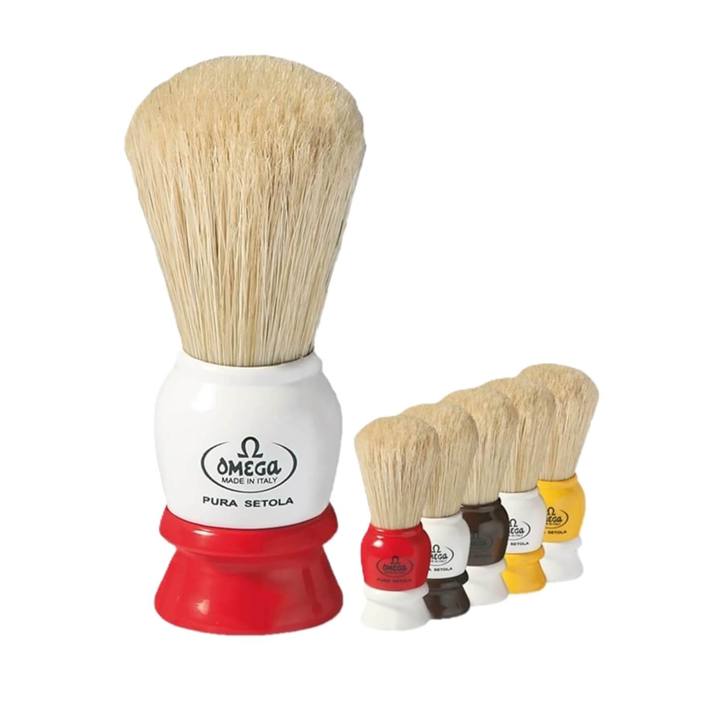 OMEGA Two-Tone Shave Brushes