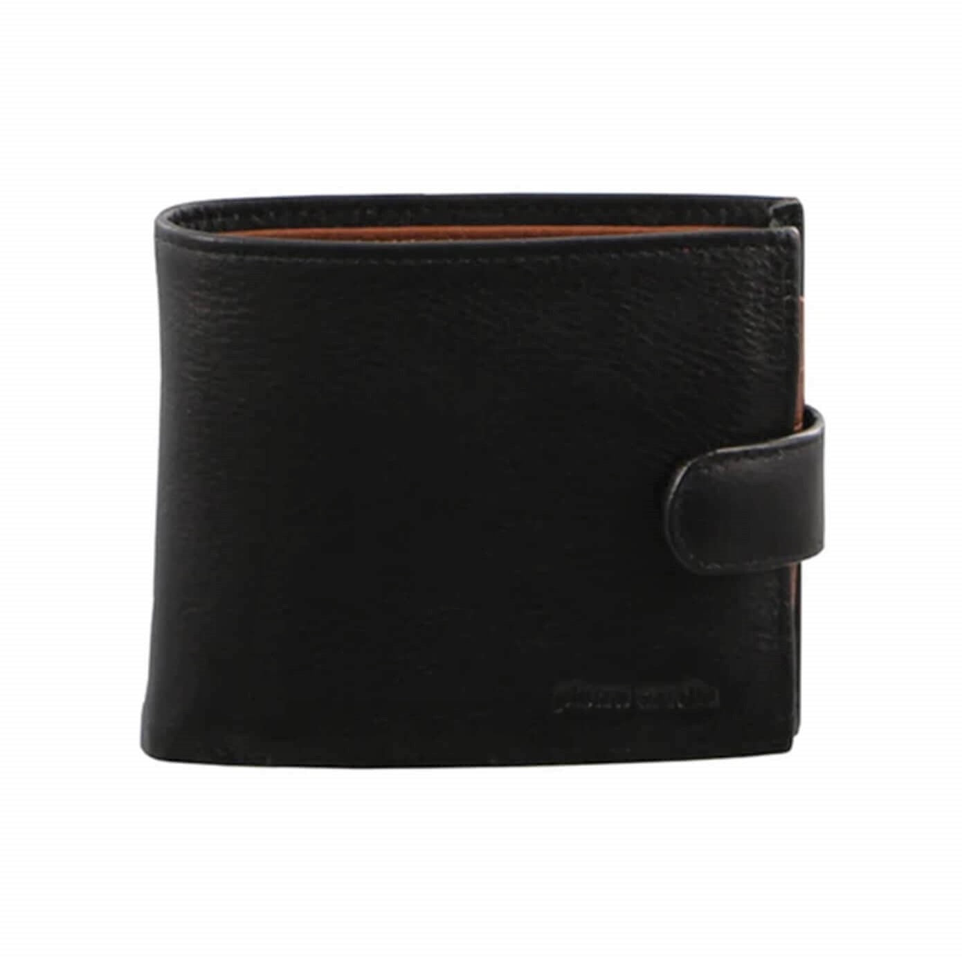 Pierre Cardin PC2631 Italian Leather Two Tone Wallet/Black-Cognac