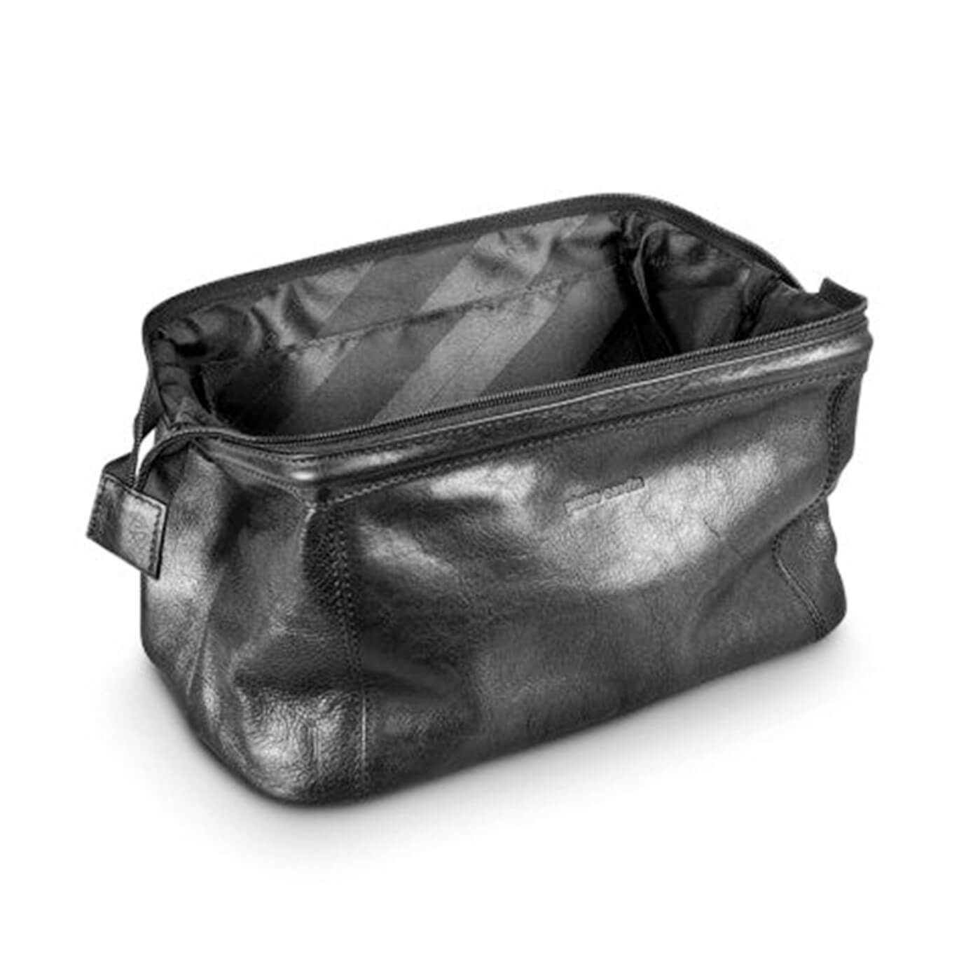Pierre Cardin PC2803 Rustic Leather Toiletry Bag/Black