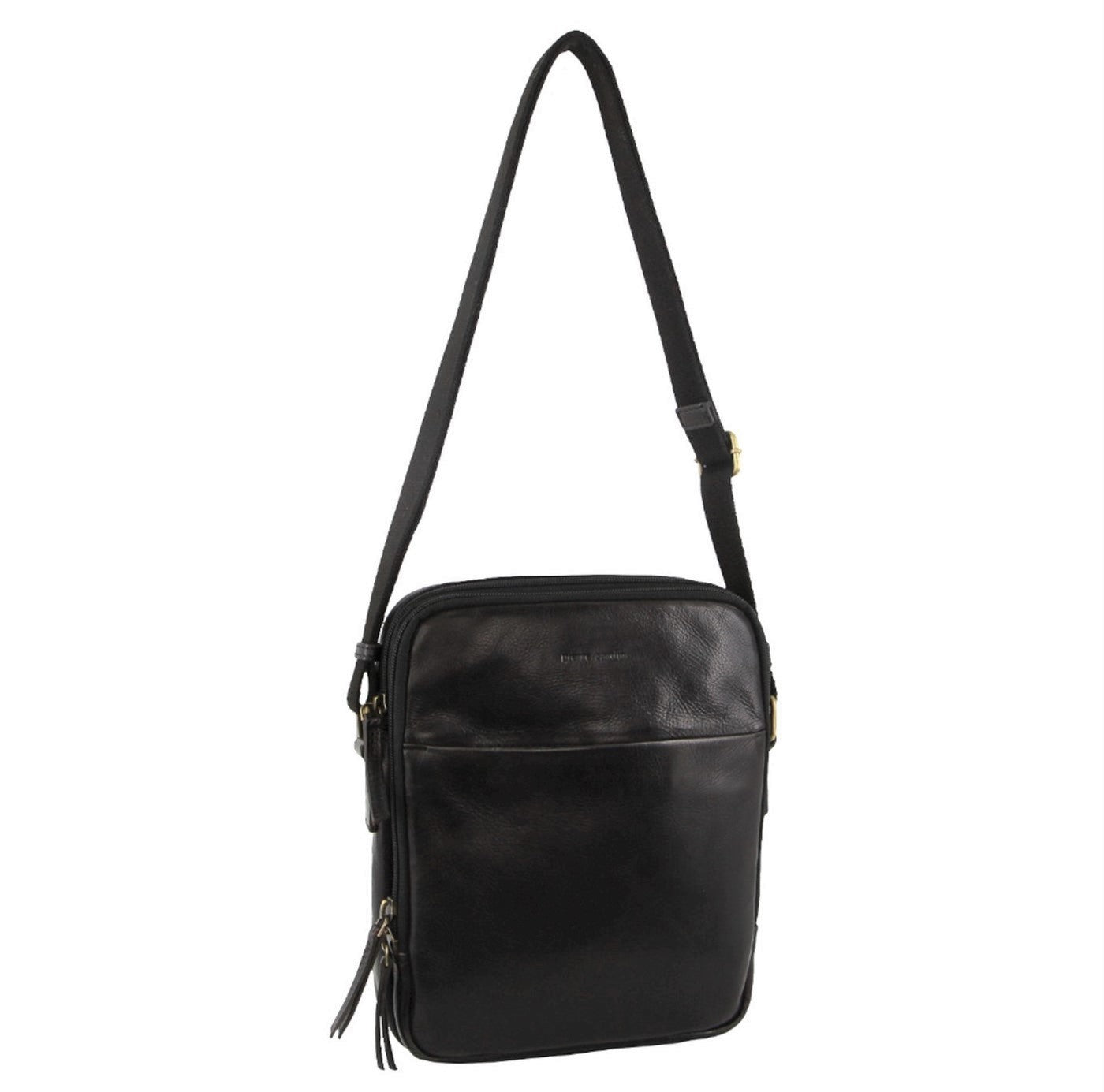 Pierre Cardin PC3712 Italian Leather Cross Body-bag/Black
